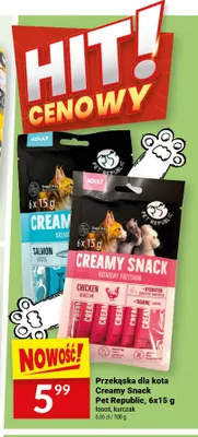Przekąska dla kota Creamy Snack Pet Republic kurczak promocja w Twój Market