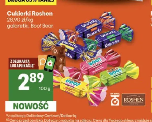 Cukierki Roshen promocja w Delikatesy Centrum