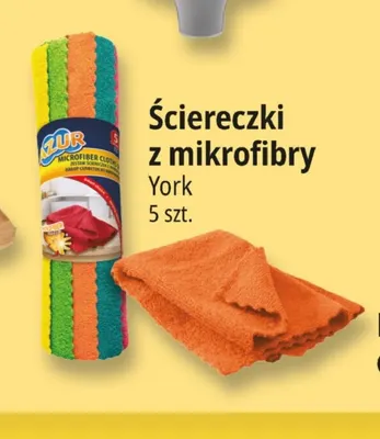 Ściereczki z mikrofibry York promocja w Leclerc