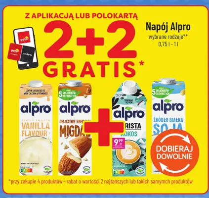 Napój migdałowy Alpro promocja w POLOmarket