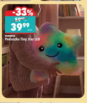 Poduszka DOMAREX Tiny Star LED promocja w Biedronka