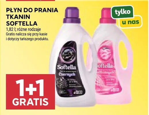 Płyn do prania tkanin Softella promocja w Stokrotka