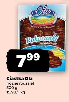 Ciastka kokosanki promocja w Netto
