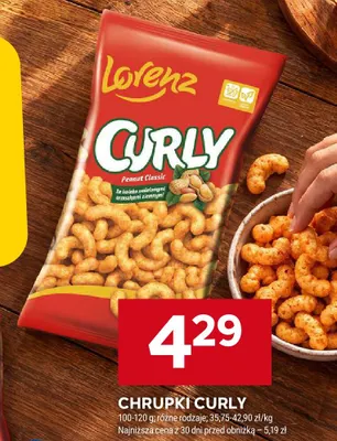 Chrupki Curly Lorenz promocja w Stokrotka