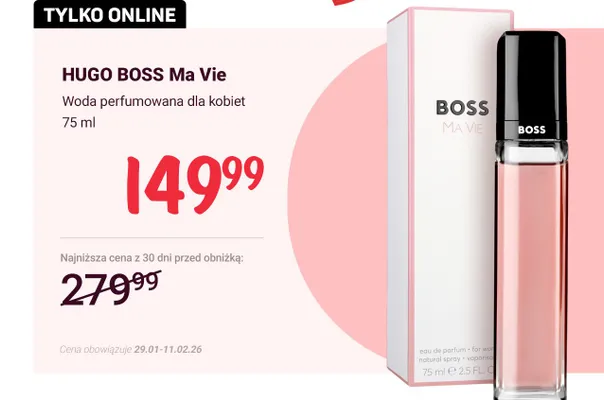 Woda perfumowana dla kobiet 75 ml Ma Vie promocja w Rossmann