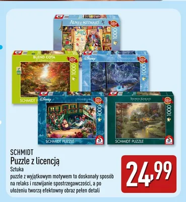 Puzzle z licencją Schmidt promocja w Aldi