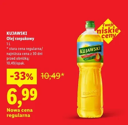 Olej rzepakowy promocja w Lidl