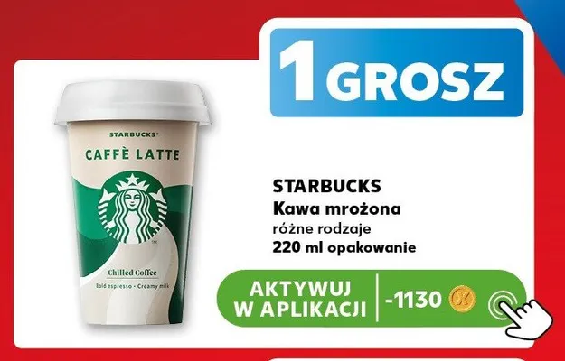 Kawa mrożona Starbucks Caffè Latte promocja w Kaufland