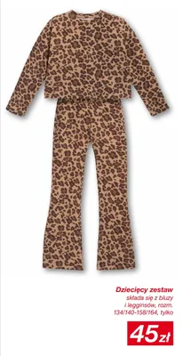 Dziecięcy zestaw bluza i legginsy promocja w KiK