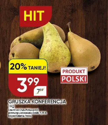 Gruszki Konferencja promocja w Chata Polska