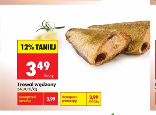 Trewal wędzony promocja w Biedronka