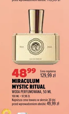 Woda perfumowana Miraculum Mystic Ritual promocja w Drogerie Natura