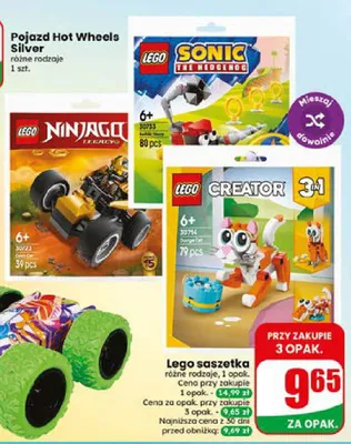 Klocki Lego Ninjago saszetka promocja w Dino