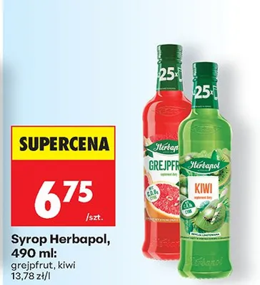 Syrop Herbapol grejpfrut promocja w Biedronka