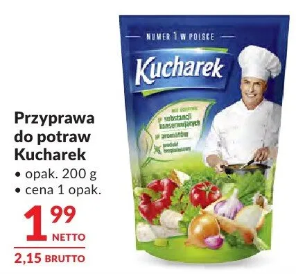 Przyprawa do potraw Kucharek promocja w Makro