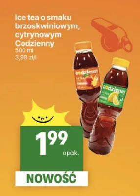 Ice tea o smaku brzoskwiniowym Codzienny promocja w Delikatesy Centrum