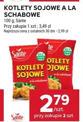 Kotlety sojowe a la schabowe promocja w Stokrotka