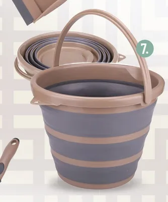 Wiadro składane MOKKA 10l promocja w POLOmarket