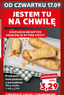 Przekąska meksykańska z kurczakiem promocja w Kaufland