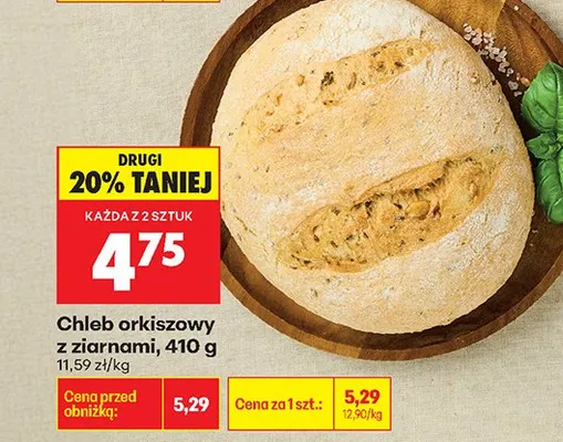 Chleb tostowy 3 ziarna Benus promocja w Biedronka