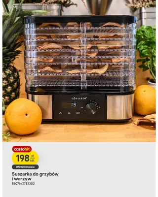 Suszarka do grzybów i warzyw Köhersen promocja w Castorama