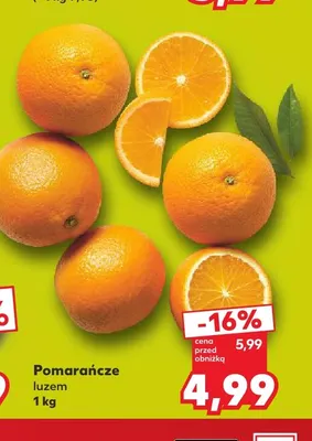 Pomarańcze promocja w Kaufland