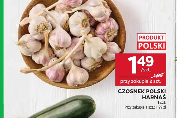 Czosnek polski Harnaś promocja w Stokrotka