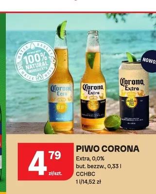 Piwo Corona Extra promocja w Chorten