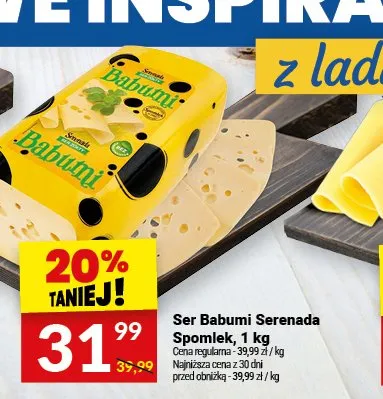 Ser Babumi Serenada Spomlek promocja w Twój Market