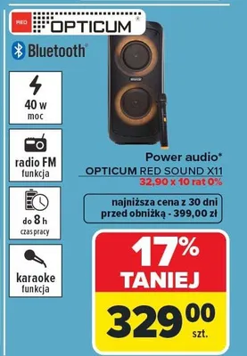 Power audio Red Sound X11 promocja w Carrefour