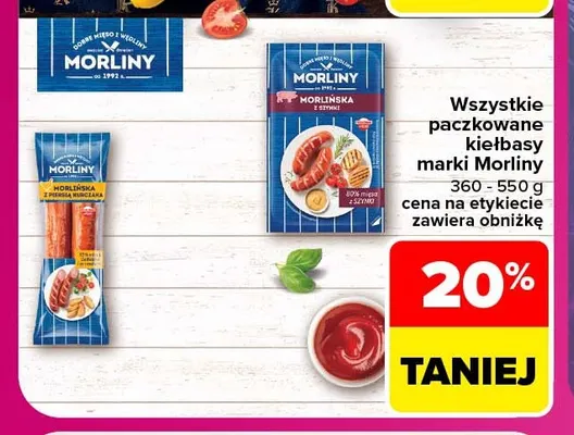 Kiełbasa Morlińska z szynki Morliny promocja w Carrefour