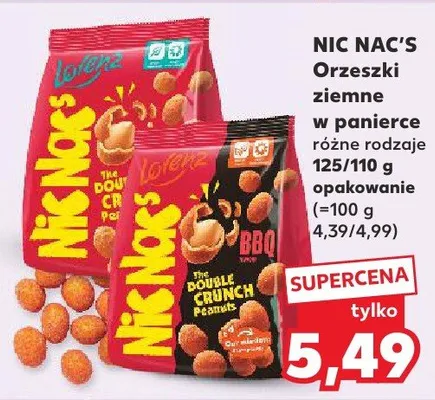 Orzeszki ziemne w panierce różne rodzaje promocja w Kaufland