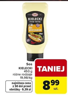 Sos amerykański różne rodzaje promocja w Carrefour Market