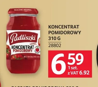 Koncentrat pomidorowy Pudliszki promocja w Selgros