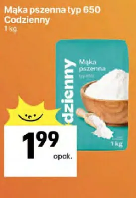 Mąka pszenna typ 650 promocja w Delikatesy Centrum