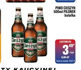 Piwo Cieszyn Pilsner promocja w Tomi Markt