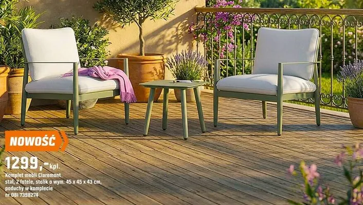 Komplet mebli Claremont promocja w OBI