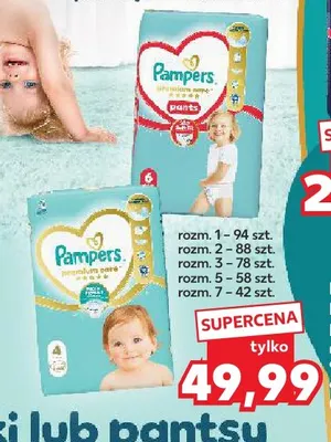 Pieluchy Pampers Premium Care promocja w Kaufland