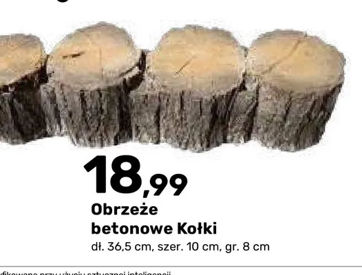 Obrzeże betonowe Kołki promocja w Bricomarche