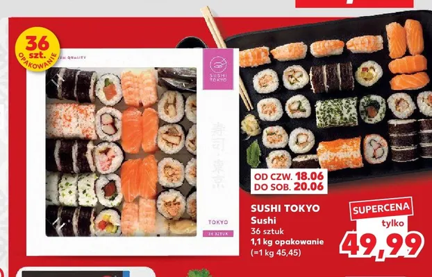 Zestaw sushi Sushi Tokyo promocja w Kaufland