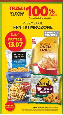 Frytki mrożone promocja w Kaufland