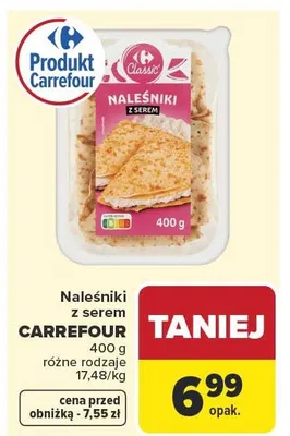 Naleśniki z serem Carrefour Classic promocja w Carrefour