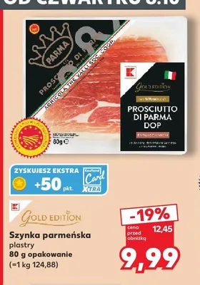 Szynka parmeńska plastry Gold Edition promocja w Kaufland