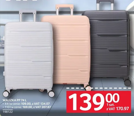 Walizka PP 74L promocja w Selgros