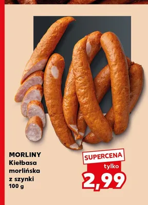 Kiełbasa morlińska z szynki Morliny promocja w Kaufland