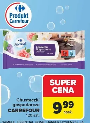Chusteczki gospodarcze promocja w Carrefour Market