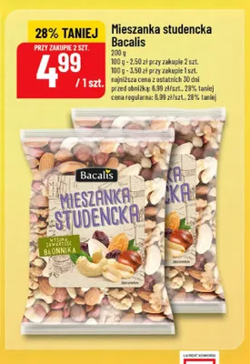 Mieszanka studencka Bacalis promocja w POLOmarket