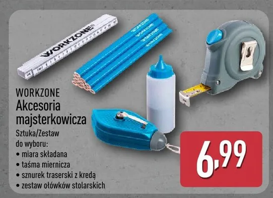 Akcesoria majsterkowicza promocja w Aldi