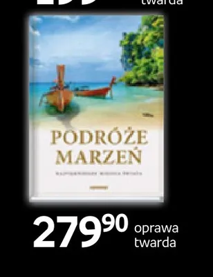 Książka Podróże marzeń oprawa twarda promocja w Empik