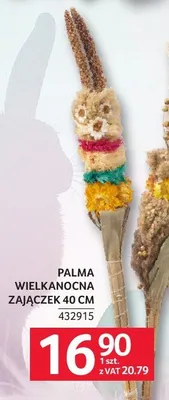 Palma wielkanocna zajączek 40 cm promocja w Selgros